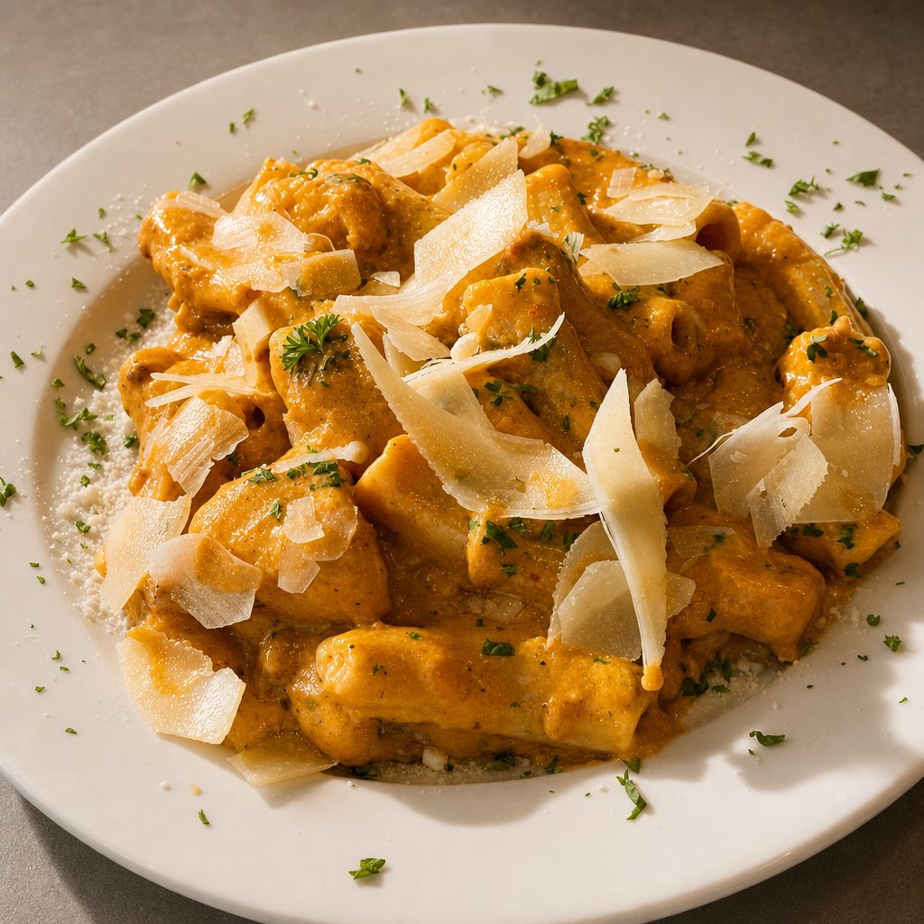 Rigatoni Alla Vodka Sauce.