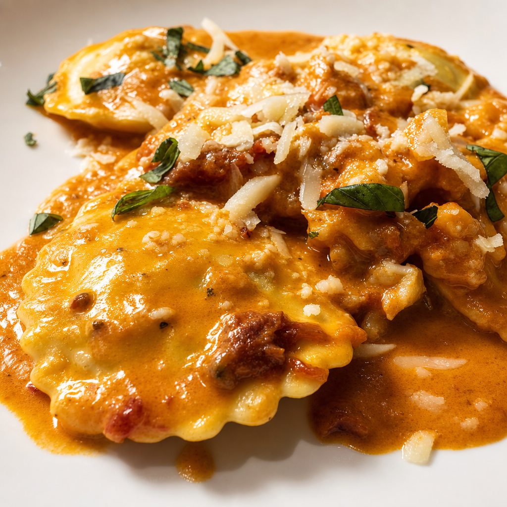 Lobster Ravioli.