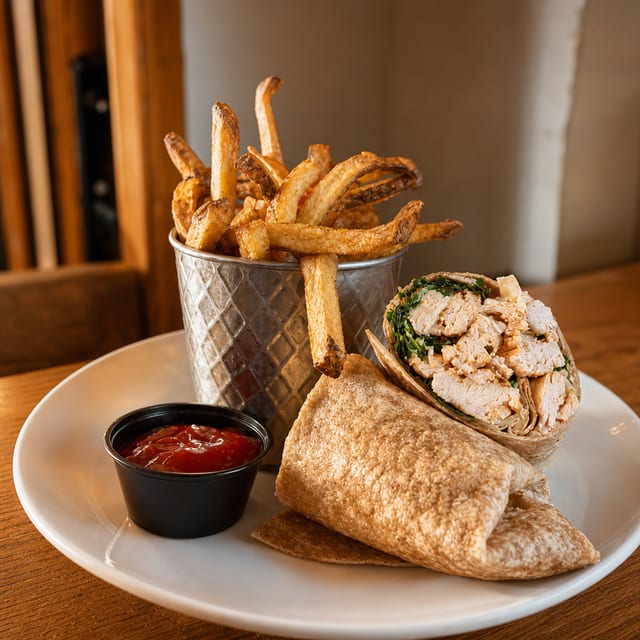 Chicken Caesar Wrap.