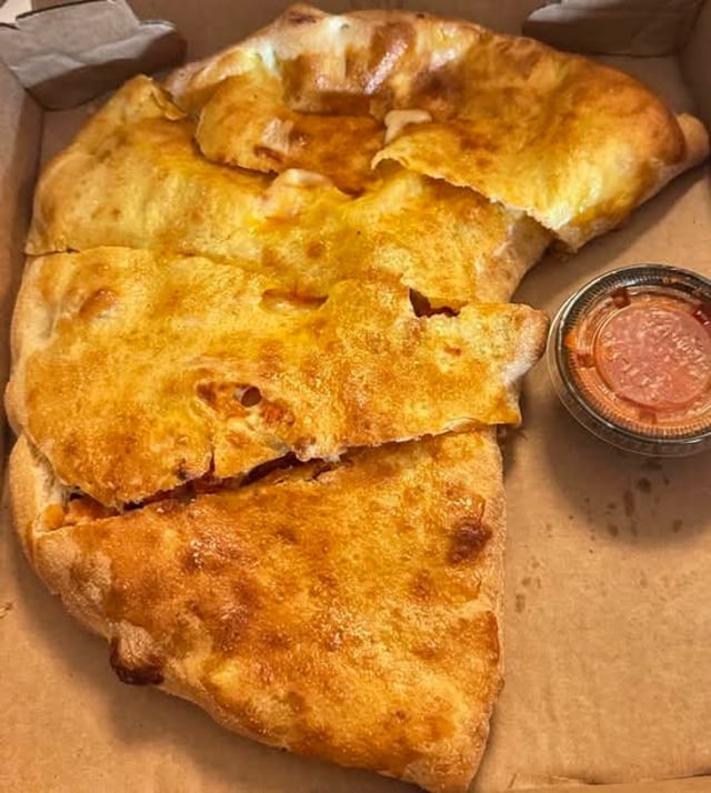 Chicken Parm Calzone.